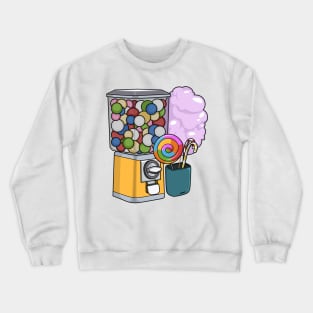 Candy cartoon illustration Crewneck Sweatshirt